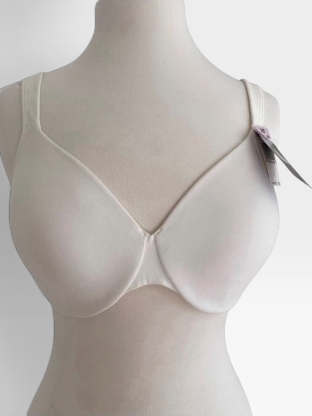 NWT Bali white bra Comfort revolution style 3473 targeted side back support 38D
